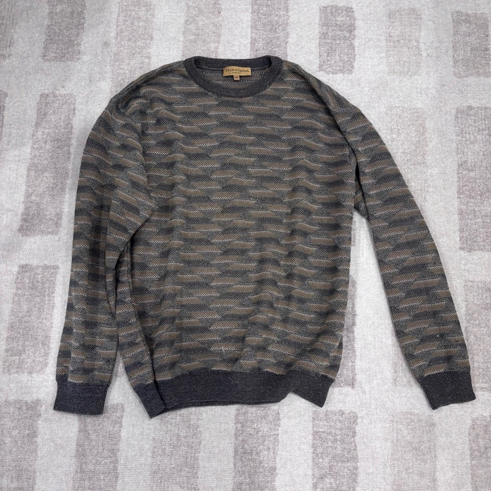 Tricots St Raphael |Men's Multi- Color Patterned Sweater - Picture 3 of 4